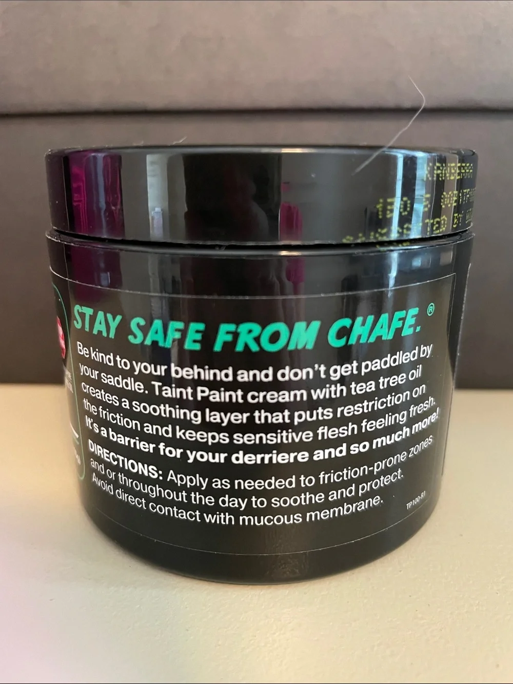 Kanberra Taint paint Anti-Friction/Chafe Cream with Menthol New sealed
